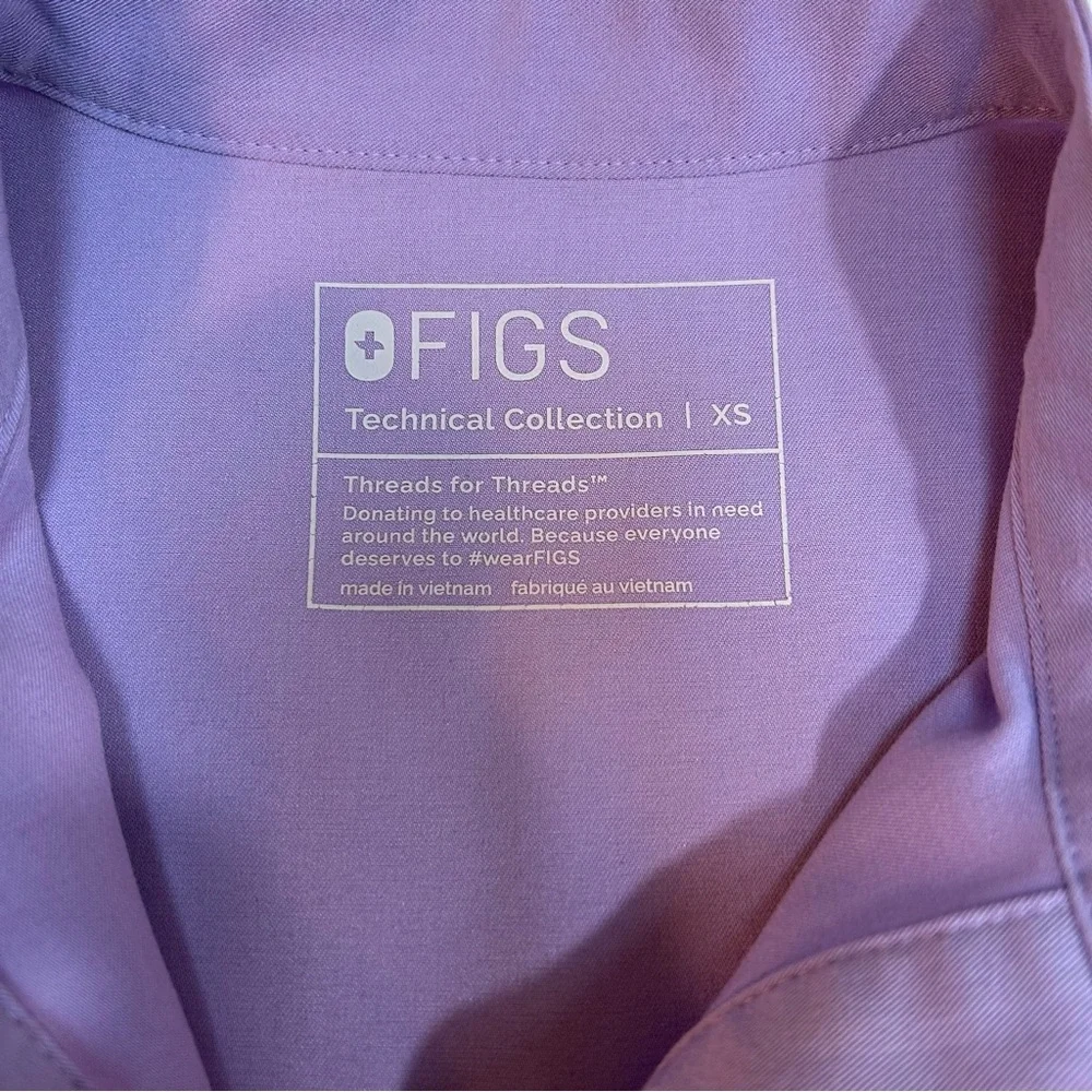 Figs | Tops | Figs Womens Lavender Technical Collection Scrub Top ...